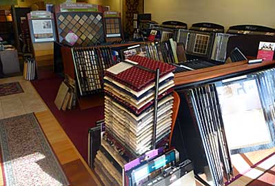 Large variety brand name carpeting